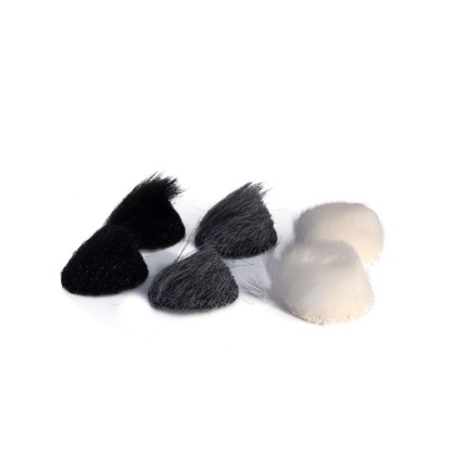 Rycote Overcovers, Mix Colours - 6 fur discs (mixed)/30 Stickies RYC065505